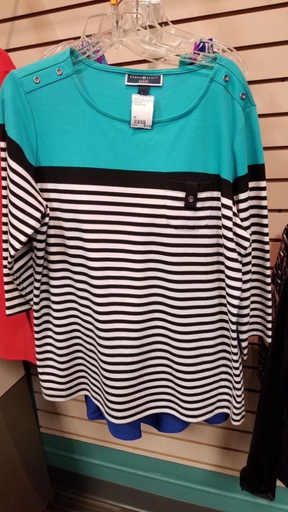 the Sassy Peacock striped Shirt